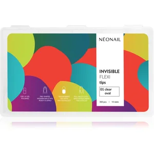 NEONAIL Flexi Tips Invisible Faux ongles type 01 Clear Oval 300 pcsVendu paramazon