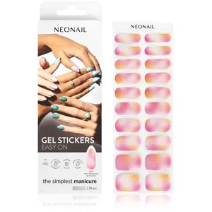 NEONAIL Easy On Gel Stickers Autocollants pour ongles avec une lampe U... pas cher