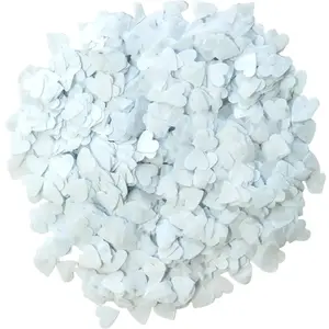 Confettis - Coeur Blanc - (15gr) 100% BIODÉGRADABLE pas cher