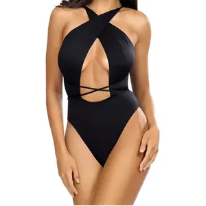 Lorin - Maillot de bain 1 Pièce Emma noir 36 pas cher