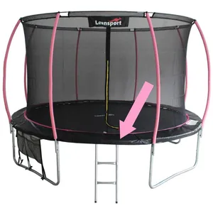 Housse de ressort pour trampoline Sport Max 8 pieds noir et rose pas cher