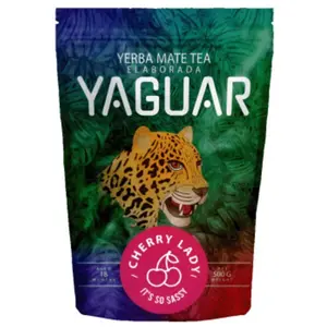 Comparateur de prix : Yerba Mate Yaguar Cherry Lady Thé Fruite 500g