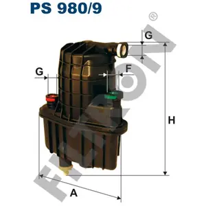 Filtron Filtre à carburant pour RENAULT: Clio, Modus (Ref: PS 980/9) pas cher