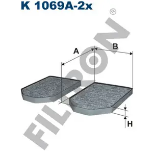 Filtre air intérieur - Filtron k1069 a-2 x pas cher