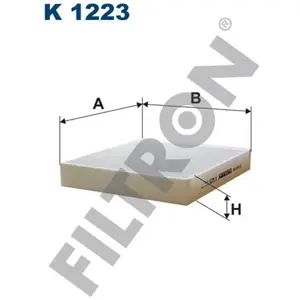 Filtre d'habitacle (filtre à pollen) FILTRON K1223 pas cher