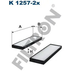 Comparateur de prix : FILTRON K1257-2x Chauffage