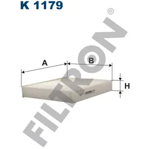 Comparateur de prix : Filtre d'habitacle (filtre à pollen) FILTRON K1179-2X