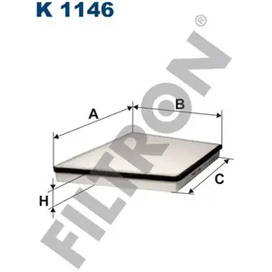 Comparateur de prix : Filtron Filtre d'habitacle pour MERCEDES-BENZ: Classe E, Classe CLS (Ref: K 1146)
