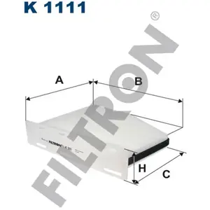 Filtre d'habitacle (filtre à pollen) FILTRON K1111 pas cher