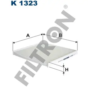 Filtre d'habitacle (filtre à pollen) FILTRON K1323 pas cher