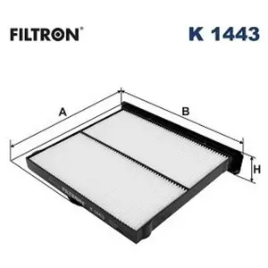 Filtre D'Habitacle K 1443 Filtron Subaru Filtron K1443 pas cher