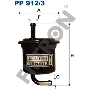 Filtron Filtre à carburant pour SUZUKI: Swift, Ignis, Wagon R, Liana, Alto, Jimny (Ref: PP 912/3)