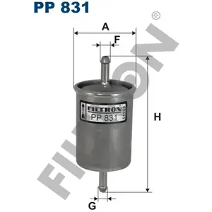 Comparateur de prix : Filtron pP831 filtre à carburant
