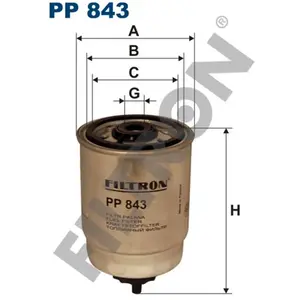 Filtron Filtre à carburant, pp843