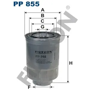 Filtron Filtre à carburant, pp855