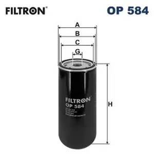 Filtron op584 Filtre à huile pas cher