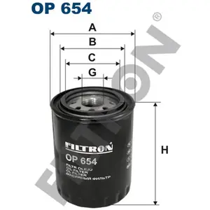 Filtron Filtre à huile, op654 pas cher