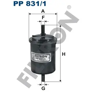 Comparateur de prix : Filtron pp831/1 filtre à carburant