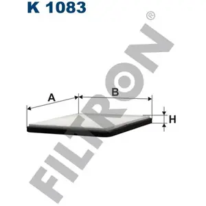 Comparateur de prix : Filtre d'habitacle (filtre à pollen) FILTRON K1083