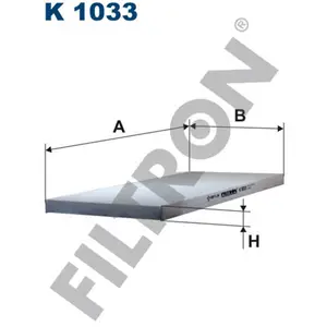 Filtre air intérieur - Filtron k1033 pas cher