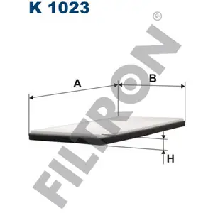 Comparateur de prix : Filtron Filtre d'habitacle pour RENAULT: Mégane Classic, Mégane (Ref: K 1023)