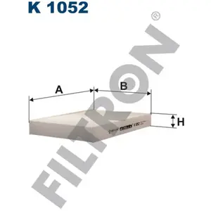 Comparateur de prix : Filtre d'habitacle (filtre à pollen) FILTRON K1052
