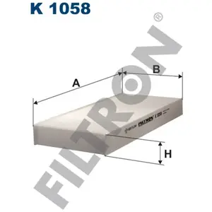Comparateur de prix : Filtron Filtre d'habitacle pour RENAULT: Twingo (Ref: K 1058)