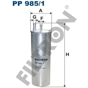Comparateur de prix : Filtron Filtre à carburant pour VOLKSWAGEN: Transporter (Ref: PP 985/1)