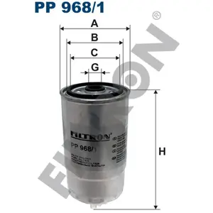 Comparateur de prix : Filtron Filtre à carburant, pp968/1