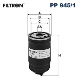 Filtre À Carburant Chrysler Filtron Pp945/1 pas cher
