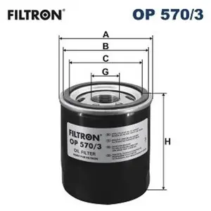 FILTRON OP 570/3 Filtre à huile Filtre vissé pas cher