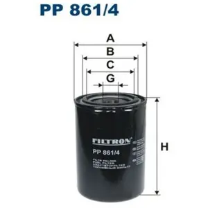 Filtron Filtre à carburant, pp861/4 pas cher