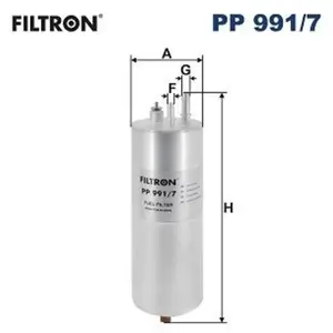 Filtre À Carburant Vw, Volkswagen Filtron Pp991/7 pas cher