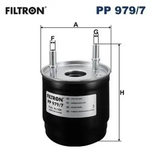 Filtre À Carburant Kia Filtron Pp979/7 pas cher
