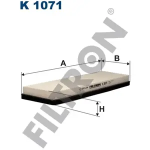 Comparateur de prix : Filtron Filtre d'habitacle pour PEUGEOT: 306 (Ref: K 1071)