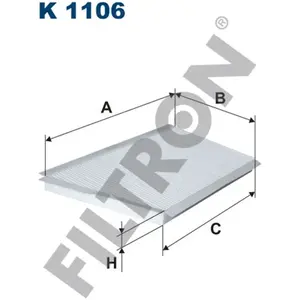 Filtron k1106-filtre, air de l'habitacle pas cher