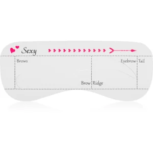 Lash Brow Eyebrow Stencil pochoirs sourcils 10 pcs pas cher