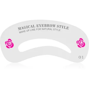 Lash Brow Eyebrow Stencil pochoirs sourcils 24 pcs pas cher