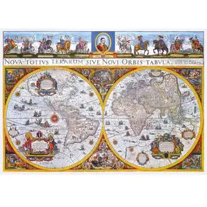 Comparateur de prix : Wooden City Puzzle 1010 pièces/100 formes : carte antique Nova Terrarum