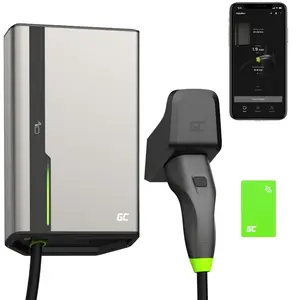 Wallbox Green Cell Habuden 22 Kw 32 A - Câble De 7,5 M Avec Nfc