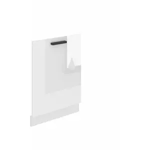 Belini - Habillage de Porte Lave Vaisselle Meuble Lave Vaiselle i Accessoire pour Lave-Vaisselle Cuisine 1,6 x 60 x 71,5 cm i Couleur: Blanc très pas cher