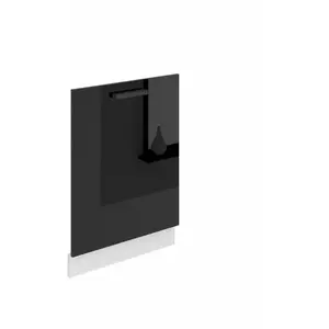 B BELINI GROUP Habillage de Porte Lave Vaisselle Meuble Lave Vaiselle i Accessoire pour Lave-Vaisselle Cuisine 1,6 x 60 x 71,5 cm i Couleur: Noir très Brillant pas cher