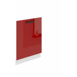B BELINI GROUP Habillage de Porte Lave Vaisselle Meuble Lave Vaiselle i Accessoire pour Lave-Vaisselle Cuisine 1,6 x 60 x 71,5 cm i Couleur: Rouge très Brillant pas cher