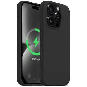 Coque pour iPhone 16 Pro Max MagSafe - noir -  Crong Color Cover Magné... pas cher