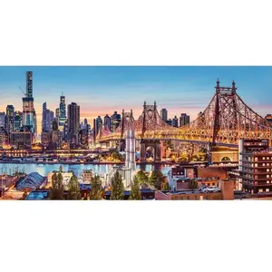 Comparateur de prix : Puzzle 4000 pièces - CASTORLAND - Bonsoir New York - Voyage et cartes - Garçon - 138 x 68 cm
