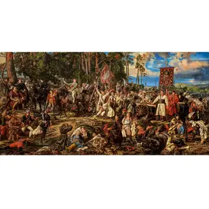 Puzzle 4000 pièces : Kościuszko à Racławice, Jan Matejko