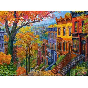 Castorland Ville d'Automne sur la Colline pas cher