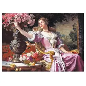 Castorland Puzzle 3000 pièces - Czachorski : La femme à la robe pourpre pas cher