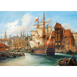 Castorland - C-102914-2 - Puzzle - Le Vieux Gdansk - 1000 Pièces pas cher