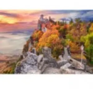Castorland Puzzle 1000 pièces : Tour Guaita, Saint-Marin C-105632-2 pas cher